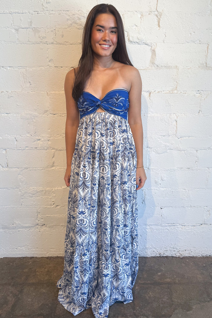Riyadh Border Maxi Dress, adeline boutique, dallas boutique, boutique