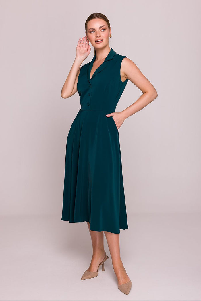 Robe Stylove vert 214661 - vue produit 1 Secretelles