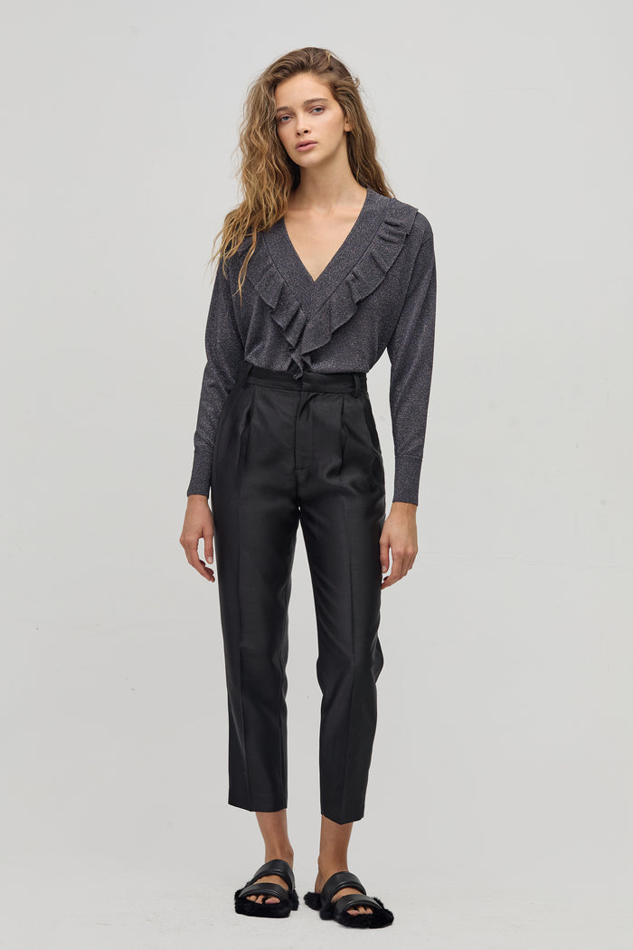 Rome Taffeta Pants - Black