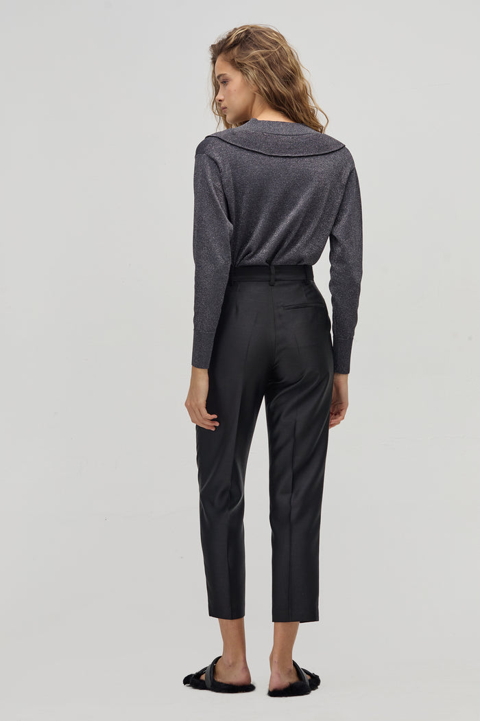 Rome Taffeta Pants - Black
