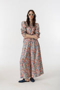Sabi Metallic Linen Pants - Florece Print