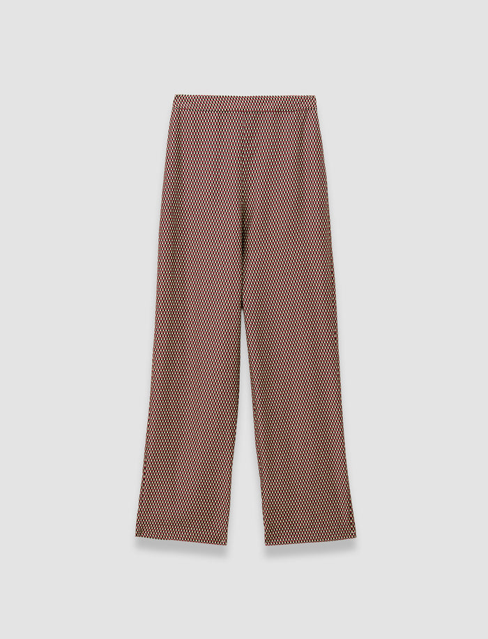 Multicolour Sahel Printed Silk Blend Trousers - Joseph