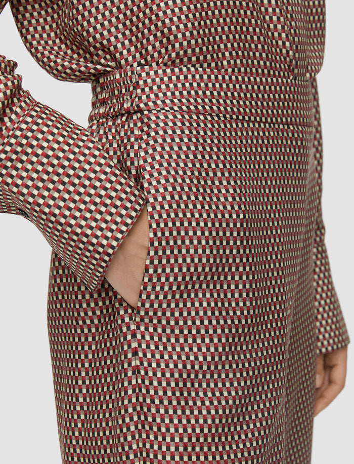 Multicolour Sahel Printed Silk Blend Trousers - Joseph