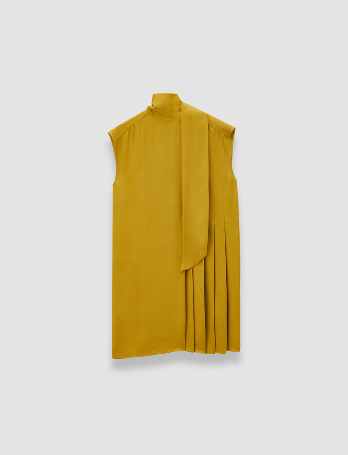 Green Sandy Light Crepe Dress - Joseph