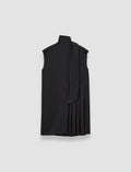 Black Sandy Light Crepe Dress - Joseph