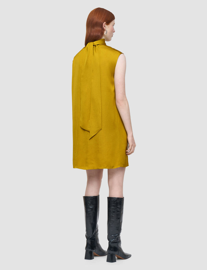 Green Sandy Light Crepe Dress - Joseph