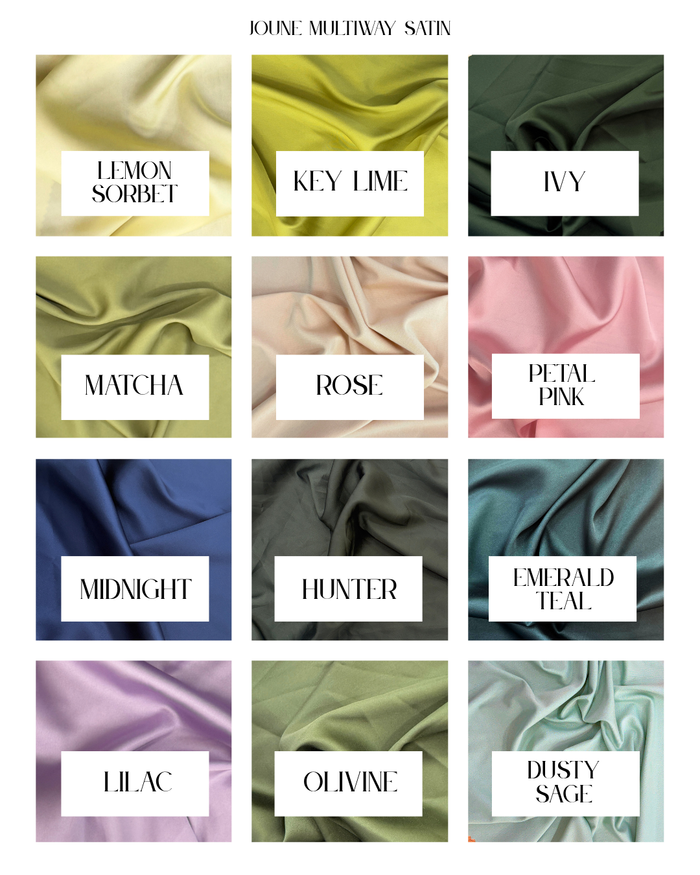 Satin Multiway Dress - Dress - JOUNE