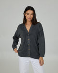 Seaside Cardigan - Charcoal