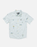 Session Button Up Kids - Light Blue