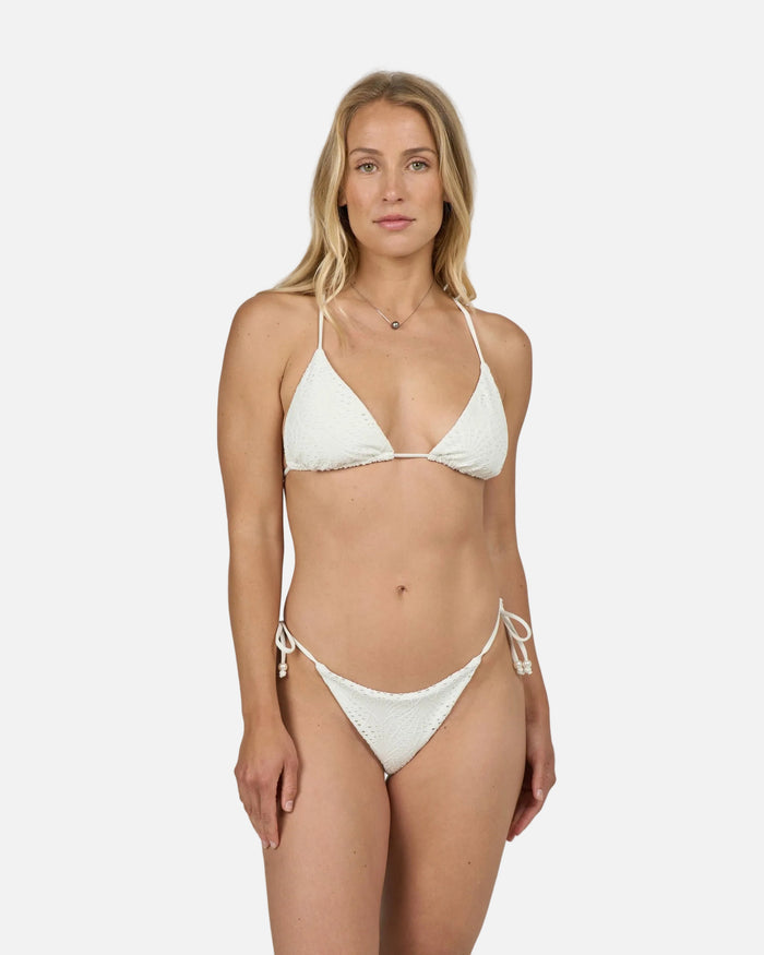 Shell Ya Tie Side Bottom - White