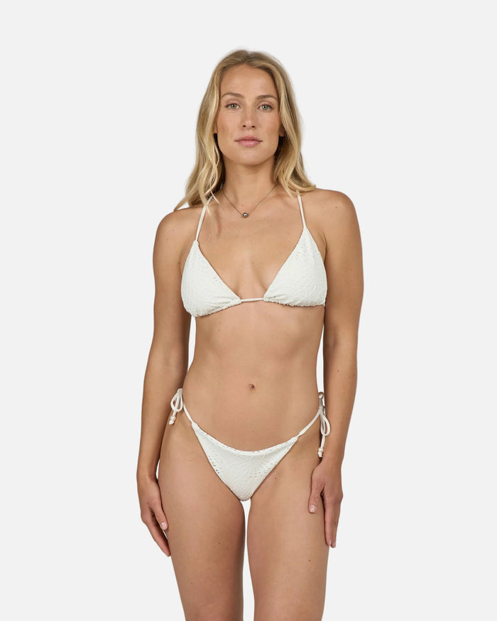 Shell Ya Tie Side Bottom - White