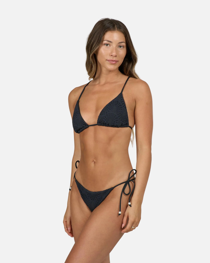 Shell Ya Tri  Top - Black