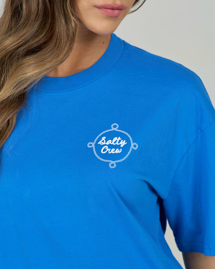 Shellbrate Skimmer Tee - Bold Blue