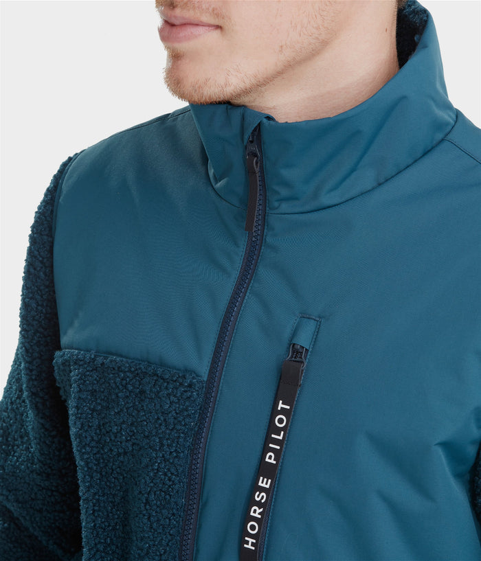 Sherpa | Navy | Jacket Veste chaude d'équitation homme| Horse Pilot