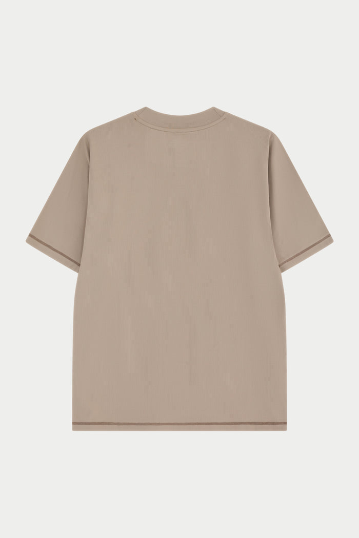 SHORT SLEEVE TRAINING TOP - SAND