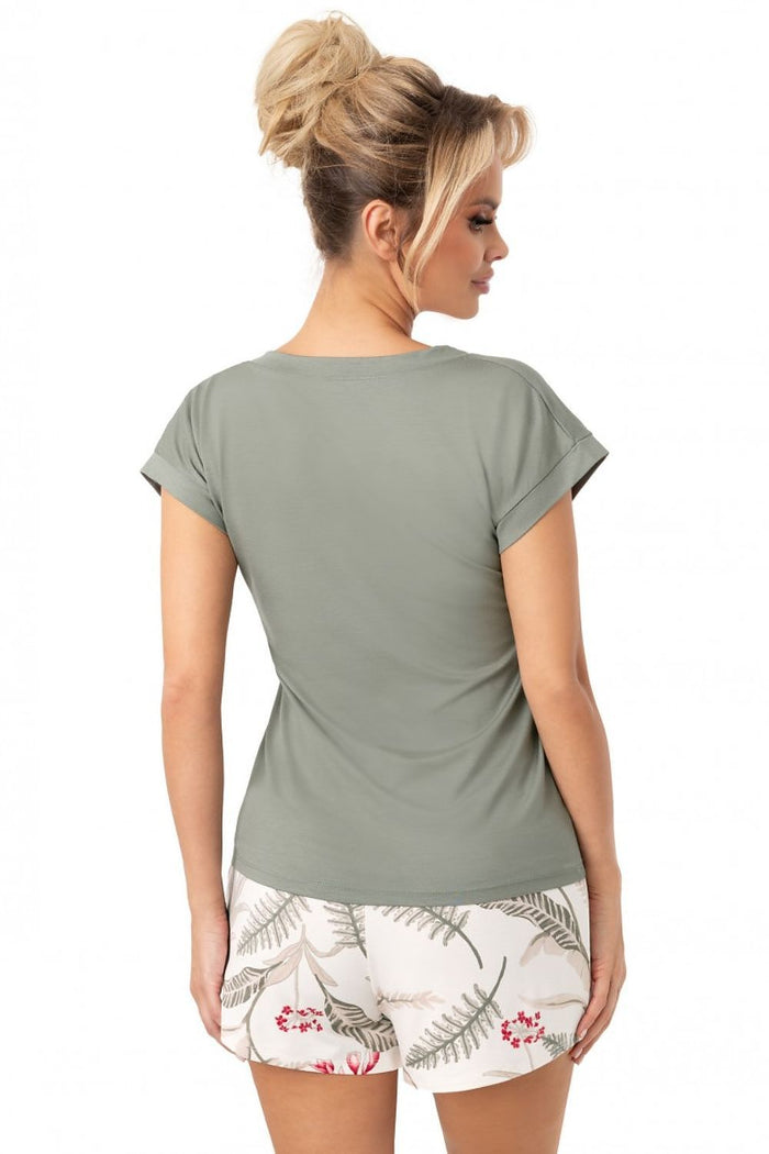Pyjama Donna vert 218035 - vue produit 2 Secretelles