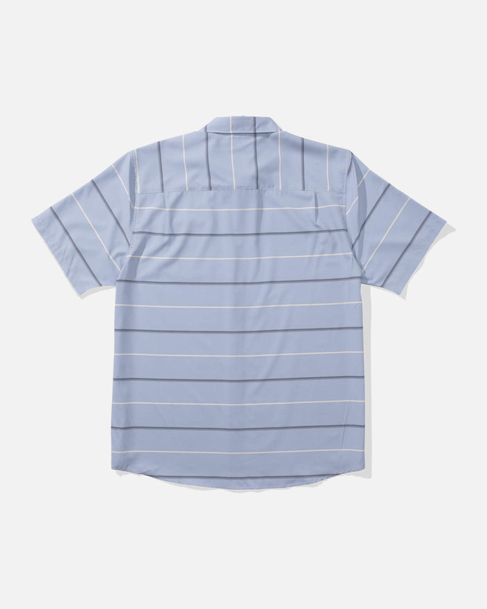 Salty crew WOVEN SHIRTS Skipper Ss Tech Woven - Blue Fog in Blue Fog