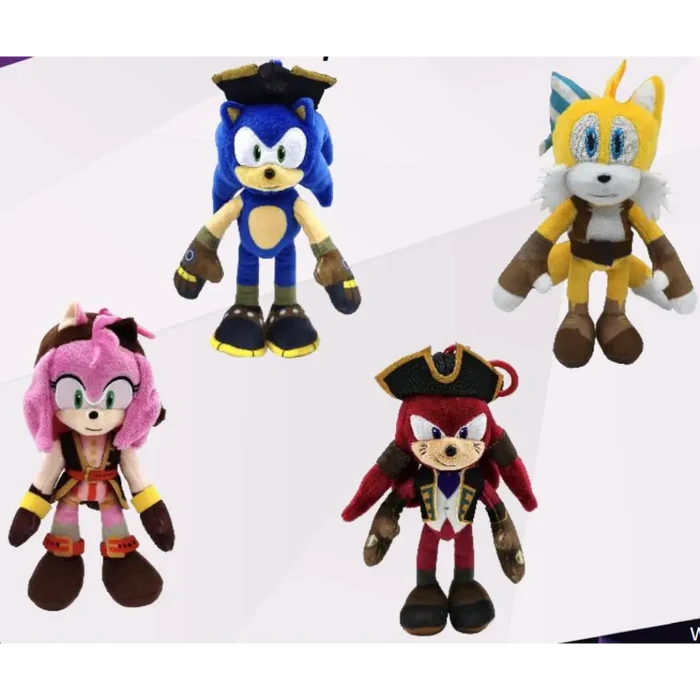 Sonic Plush Clip 6 Inches Assortment