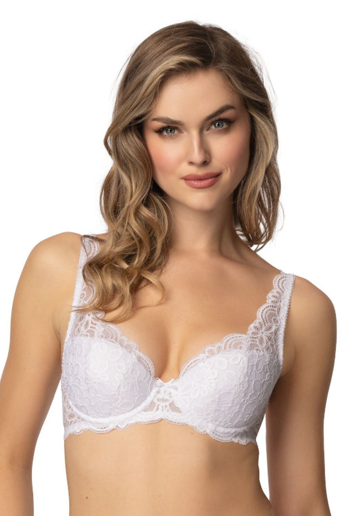 Soutien-gorge Mat blanc 219293 - vue produit 3 Secretelles