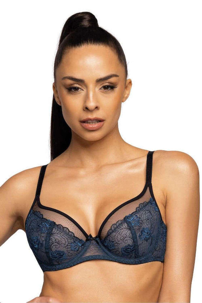 Soutien-gorge Mat bleu 204111 - vue produit 1 Secretelles