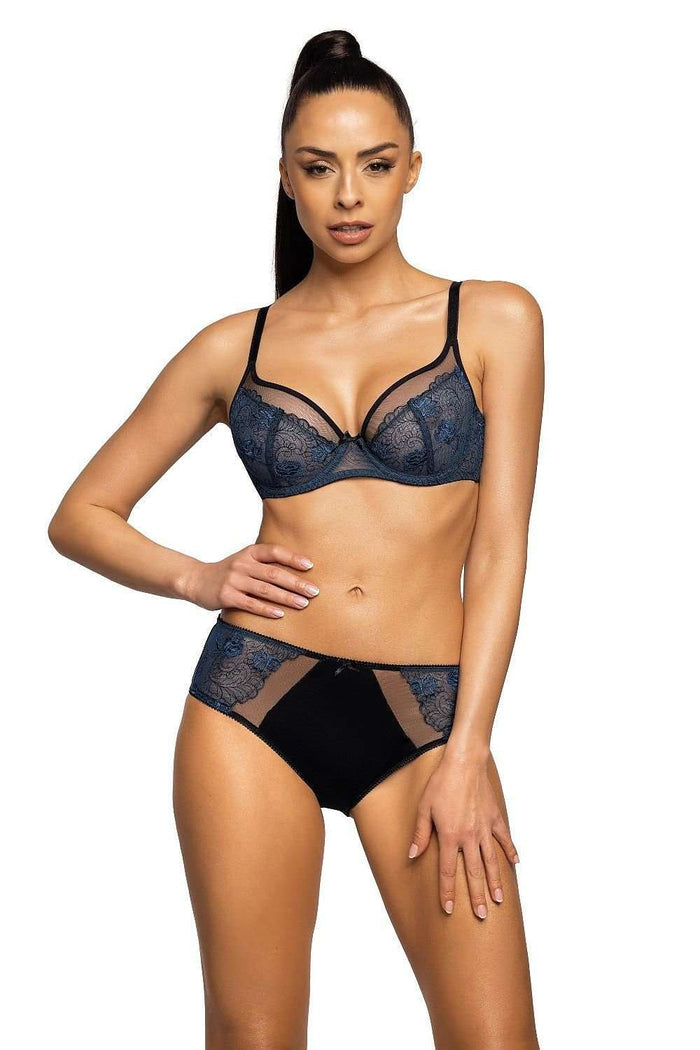 Soutien-gorge Mat bleu 204111 - vue produit 2 Secretelles