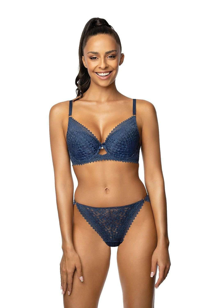 Soutien-gorge Mat bleu 204115 - vue produit 2 Secretelles