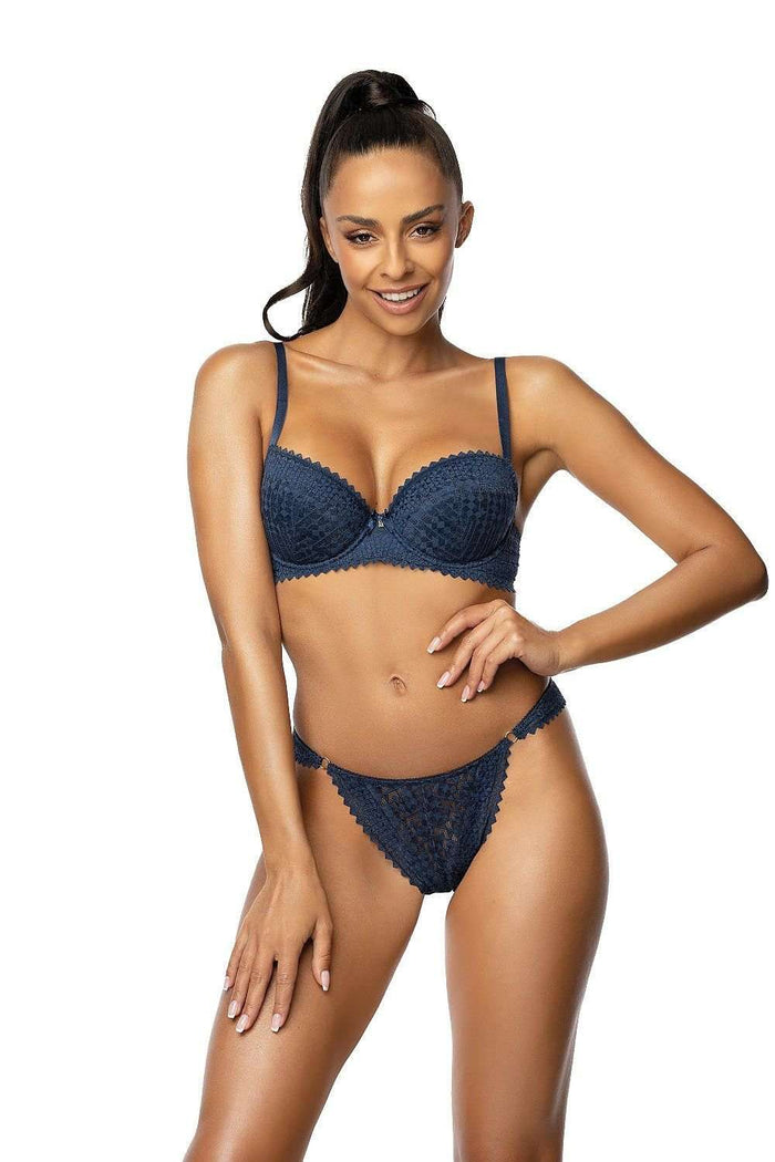 Soutien-gorge Mat bleu 204118 - vue produit 2 Secretelles