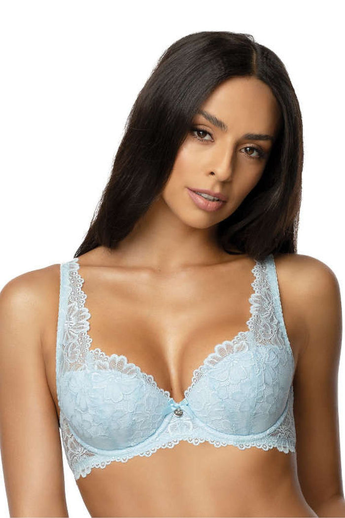 Soutien-gorge Mat bleu 204105 - vue produit 1 Secretelles