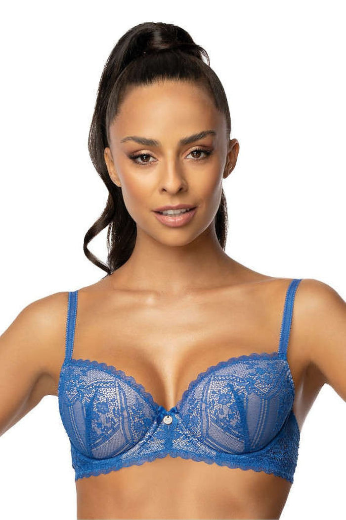 Soutien-gorge Mat bleu 203997 - vue produit 1 Secretelles