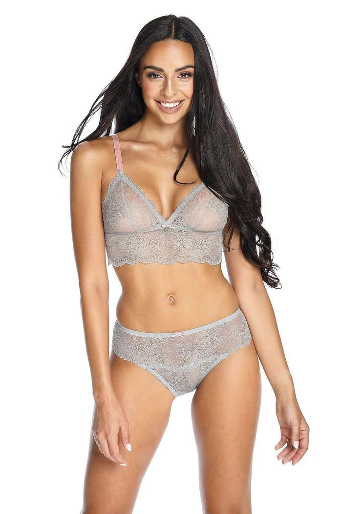 Soutien-gorge Mat gris 204201 - vue produit 2 Secretelles