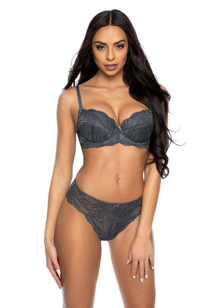 Soutien-gorge Mat gris 204120 - vue produit 2 Secretelles