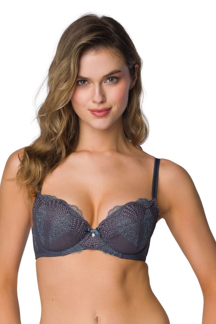 Soutien-gorge Mat gris 219289 - vue produit 3 Secretelles
