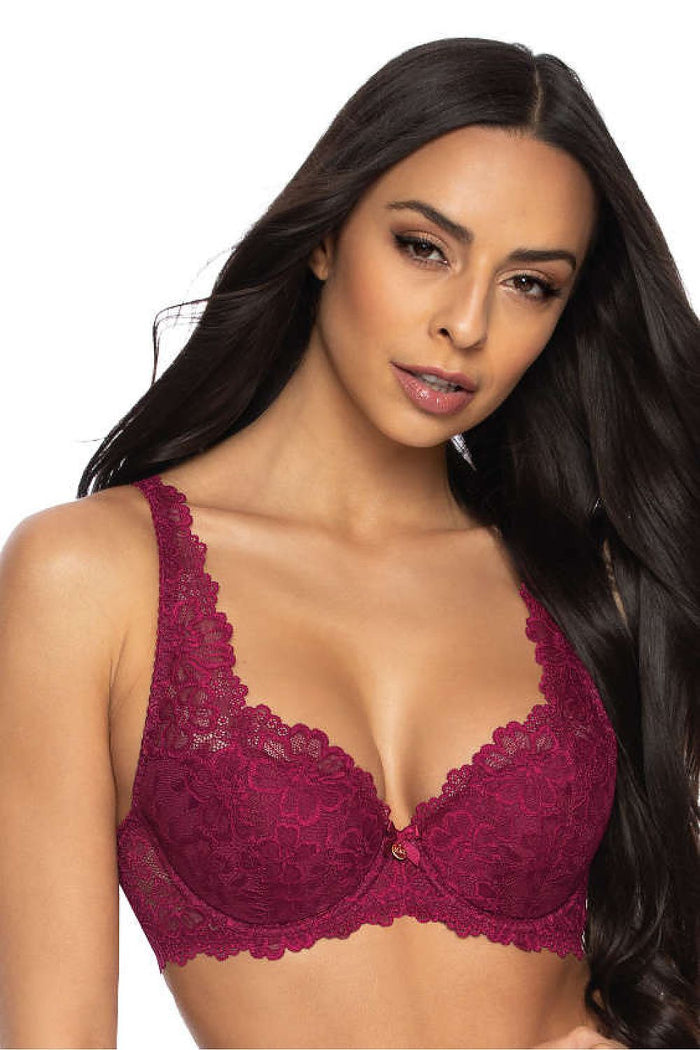Soutien-gorge Mat rouge 204106 - vue produit 1 Secretelles