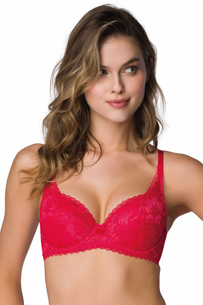 Soutien-gorge Mat rouge 203969 - vue produit 1 Secretelles