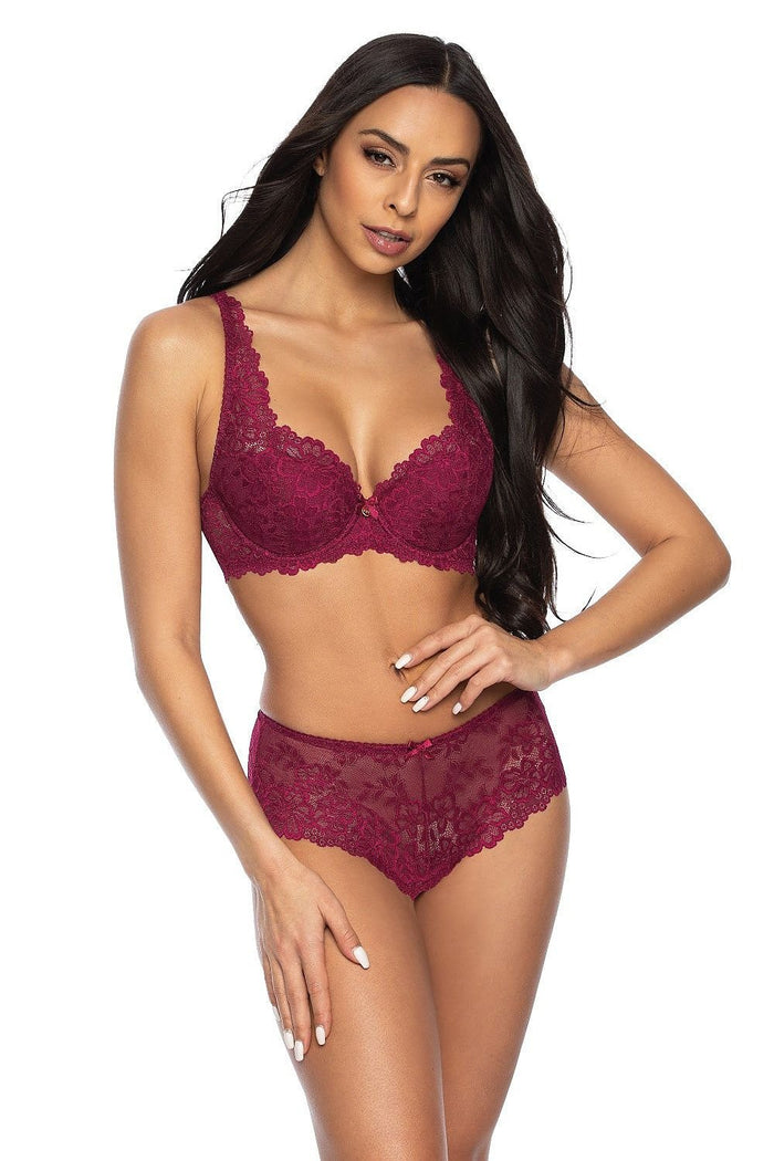 Soutien-gorge Mat rouge 204106 - vue produit 2 Secretelles
