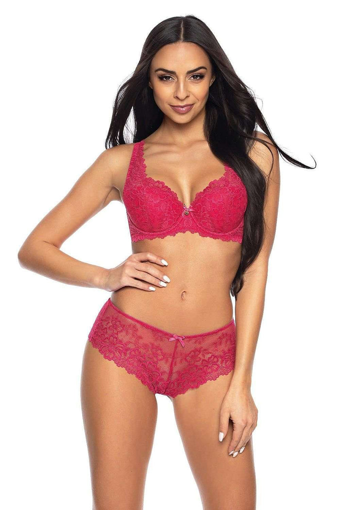 Soutien-gorge Mat rouge 204107 - vue produit 2 Secretelles