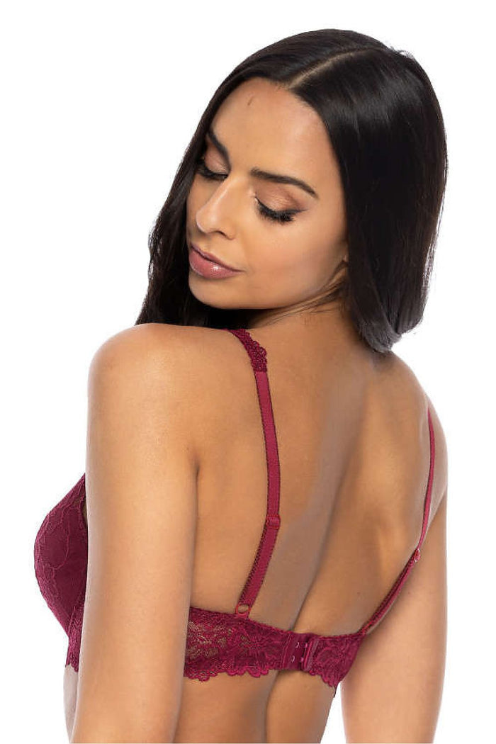 Soutien-gorge Mat rouge 204106 - vue produit 3 Secretelles