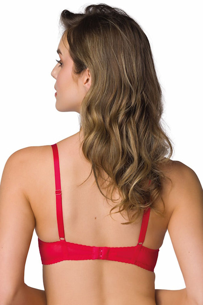 Soutien-gorge Mat rouge 203969 - vue produit 3 Secretelles