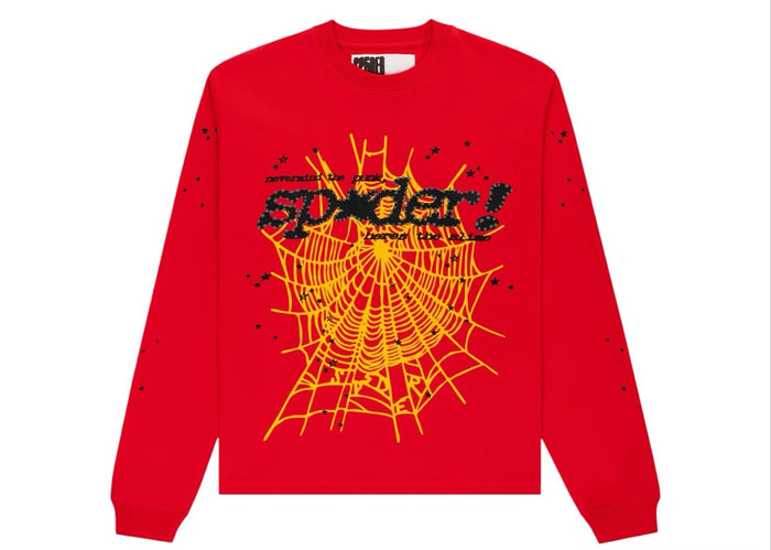 Sp5der Punk V2 Longsleeve Red