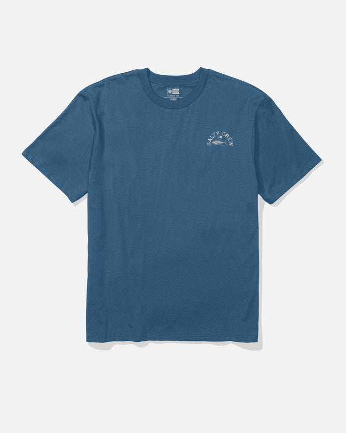 Stamped Classic Tee - Cast Blue