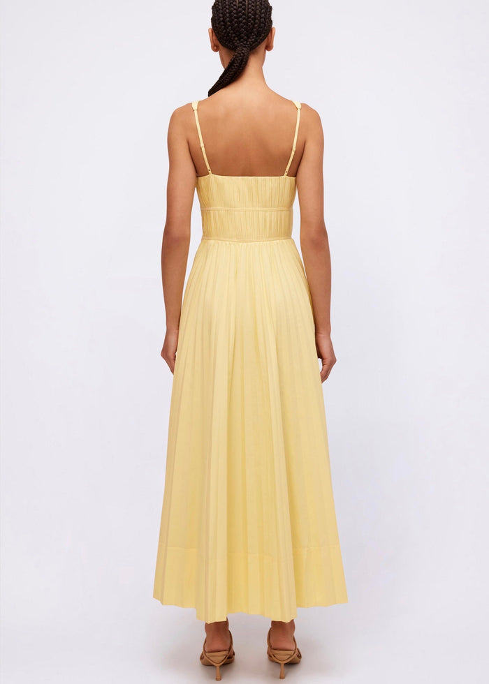 Stephanie Sleeveless Dress (Sulfur)
