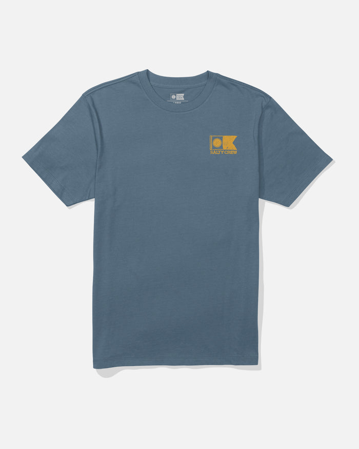 Stitched Ss Tee - Slate
