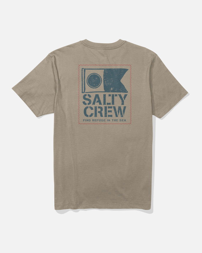 Stitched Ss Tee - Twig