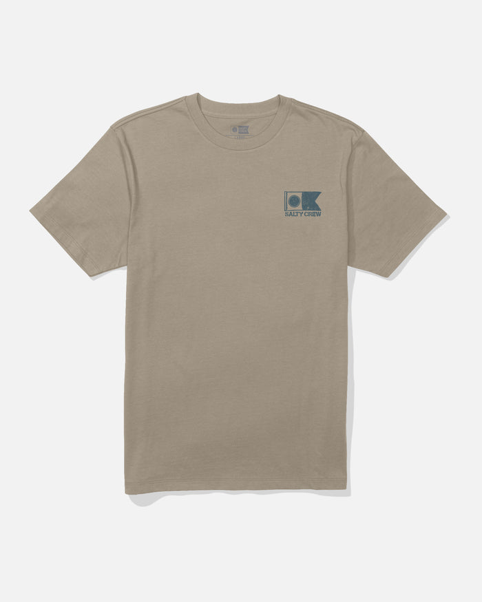 Stitched Ss Tee - Twig