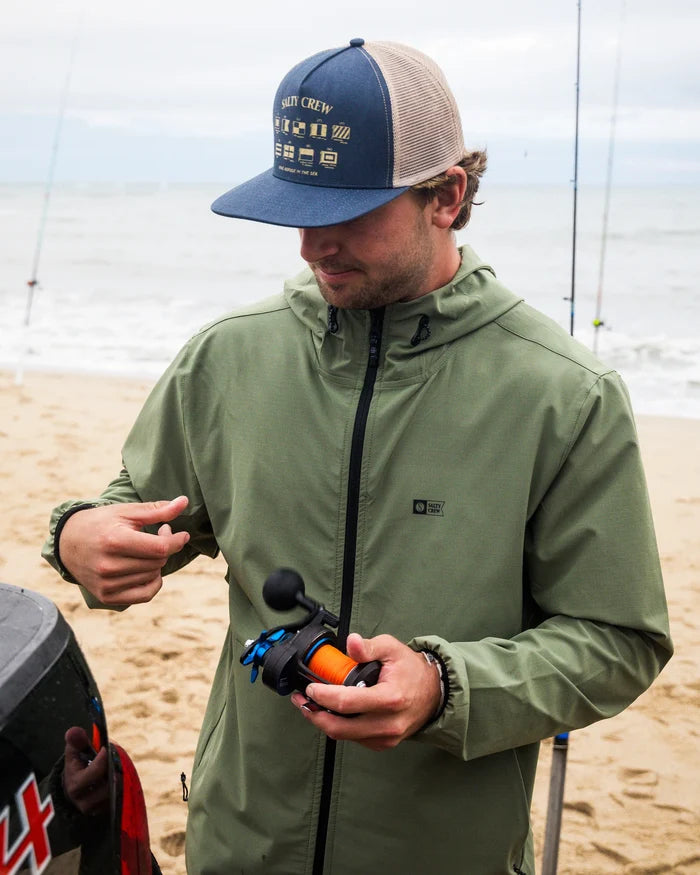 Stowaway Windbreaker  Jacket - Four Leaf Clover