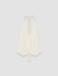 White Suez Pleat Jacquard Jacket - Joseph