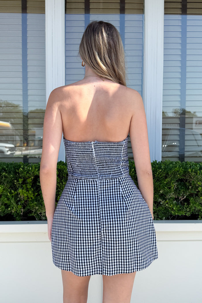 Sunday Brunch Dress Black Back, adeline boutique, dallas boutique, boutique