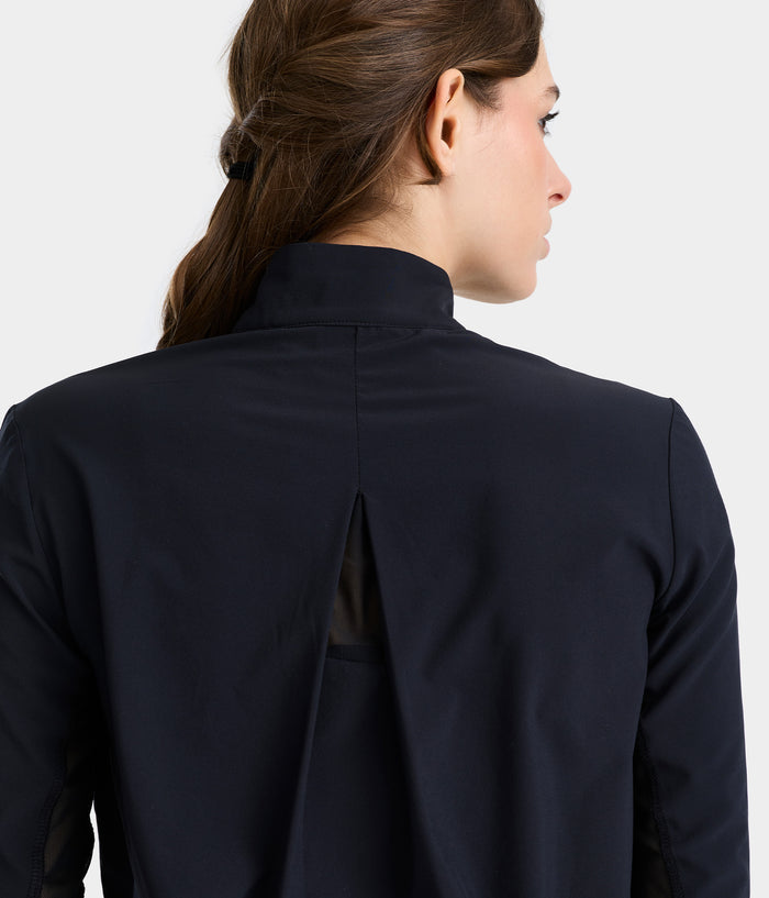 Sunrise Laura Kraut | Chemise d'équitation anti UV Sunrise femme | Noir | Horse Pilot