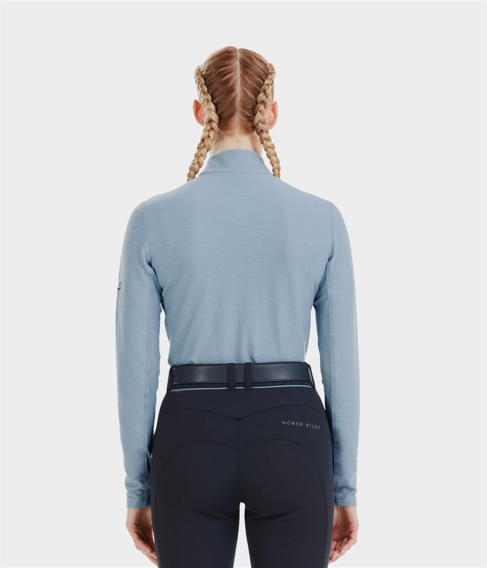Suntech Shirt | Cloudy Blue |  T-shirt manches longues d'équitation femme | Horse Pilot