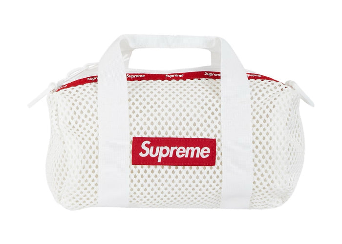 Supreme Mesh Mini Duffle Bag White